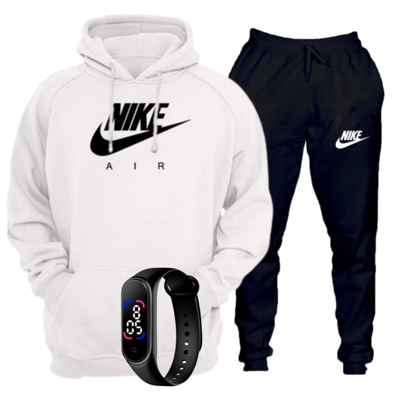 Conjunto Moletom Nike Air Original + Relógio Brinde