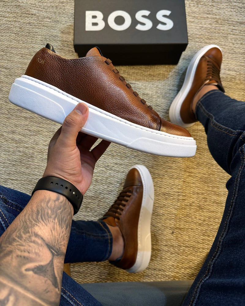 Lançamento Tênis Sneaker Boss (COURO LEGÍTIMO)