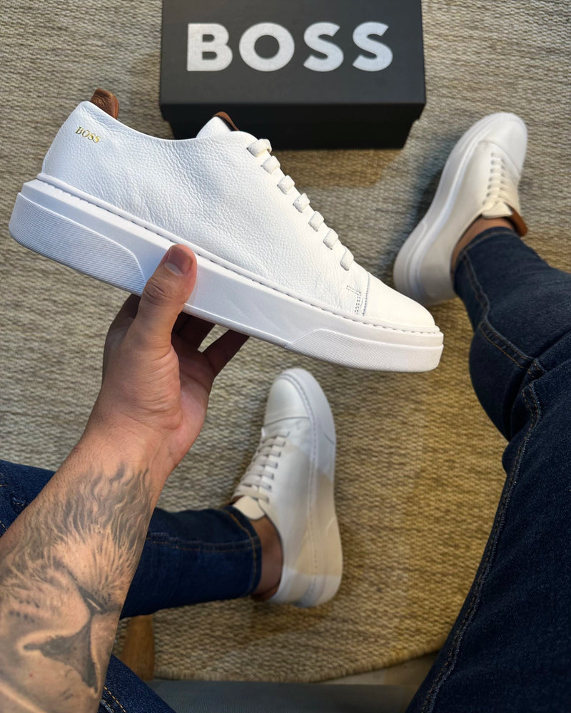 Lançamento Tênis Sneaker Boss (COURO LEGÍTIMO)