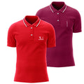 Kit 2 Camisetas Polo Masculina Casual 100% Algodão