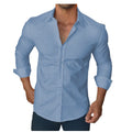 Camisa Social Masculina Slim fit Luxo Moda Estilosa