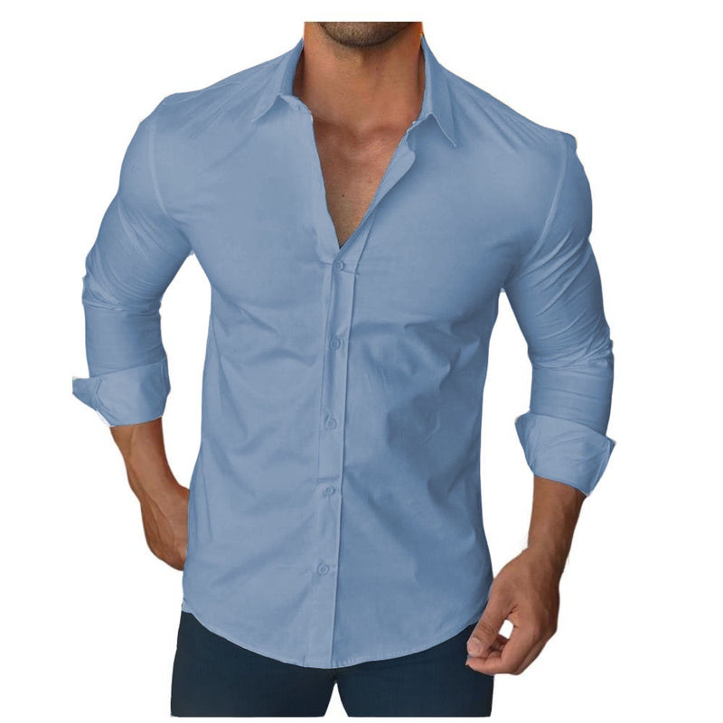 Camisa Social Masculina Slim fit Luxo Moda Estilosa