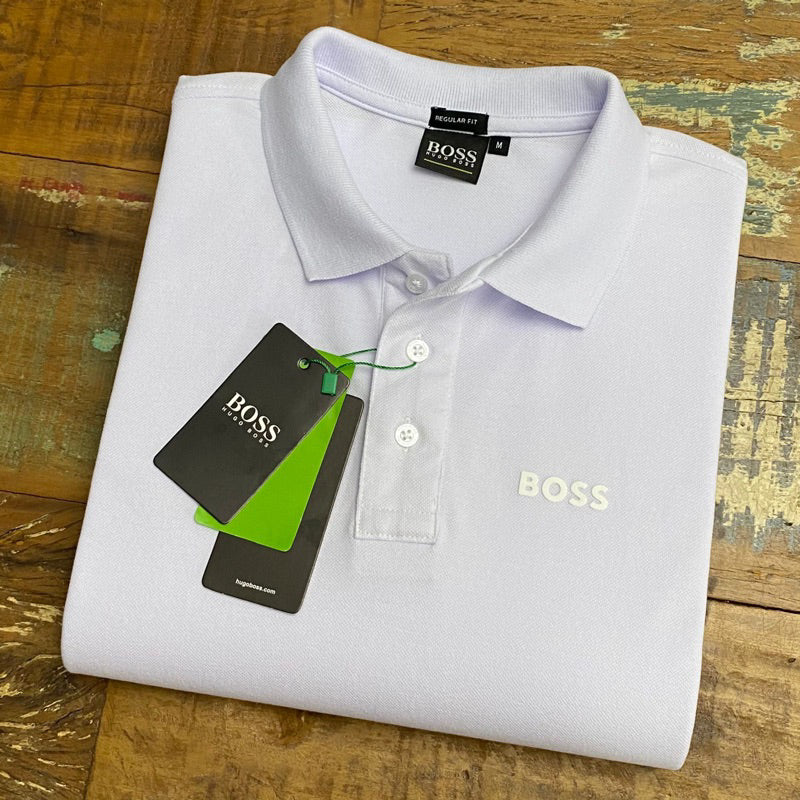 Camisa Gola Polo Boss 100% algodão