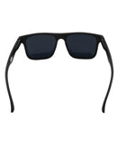 Óculos Napole Unissex Quadrado Preto Fosco