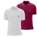 Kit 2 Camisetas Polo Masculina Casual 100% Algodão