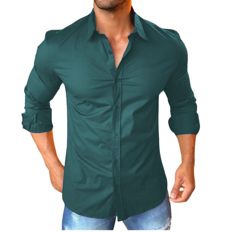 Camisa Social Masculina Slim fit Luxo Moda Estilosa