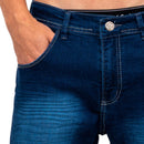 Kit 3 Bermudas Jeans Masculina Lycra Elastano