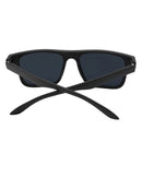 Óculos Napole Unissex Quadrado Preto Fosco