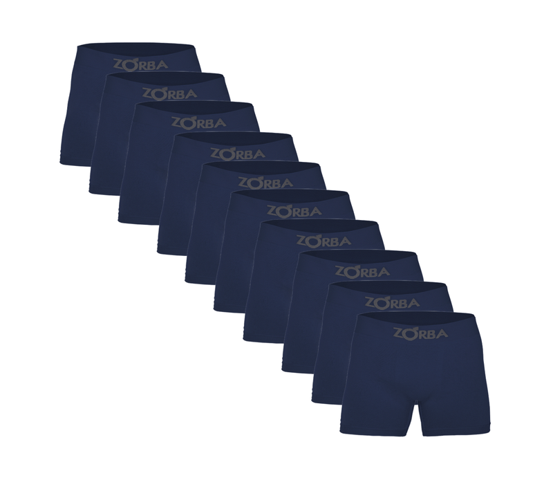 Kit 10 Cuecas Boxer Zorba de Algodão Sem Costura Original