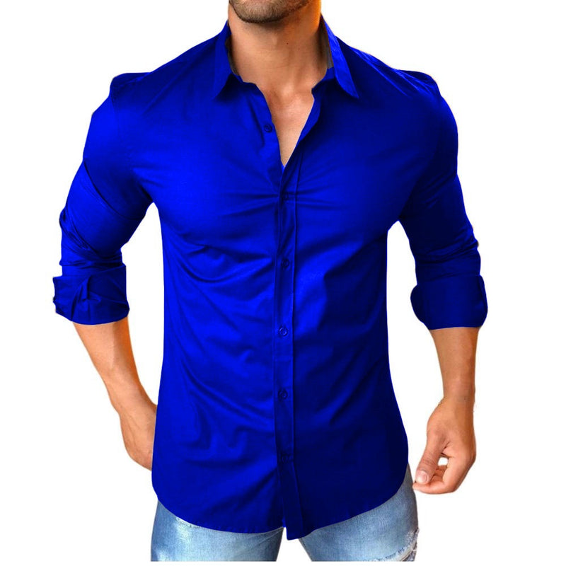 Camisa Social Masculina Slim fit Luxo Moda Estilosa