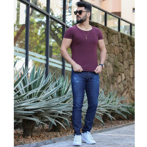 Kit Com 3 Calças Jeans Masculinas Clássicas