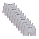 Kit 10 Cuecas Polo Boxer Sem Costura Original
